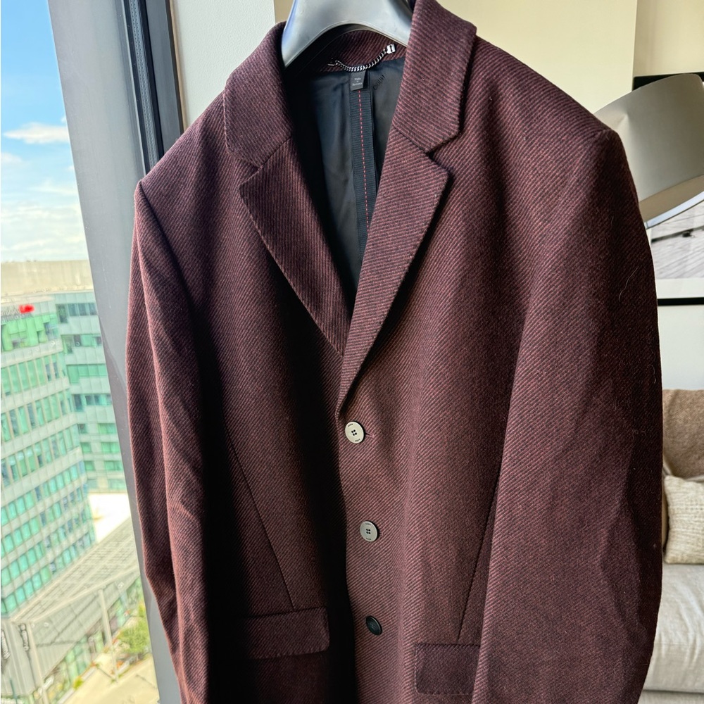 Regular-fit BOSS Menswear coat size L NWOT